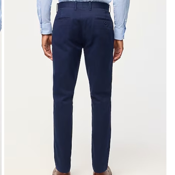 NWT J. Crew Factory Men’s Navy Athletic slim-fit chino pant SZ Various - Picture 2 of 16